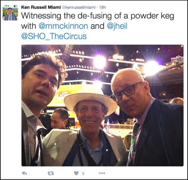 Ken rusell witnessing defusing of powder keg